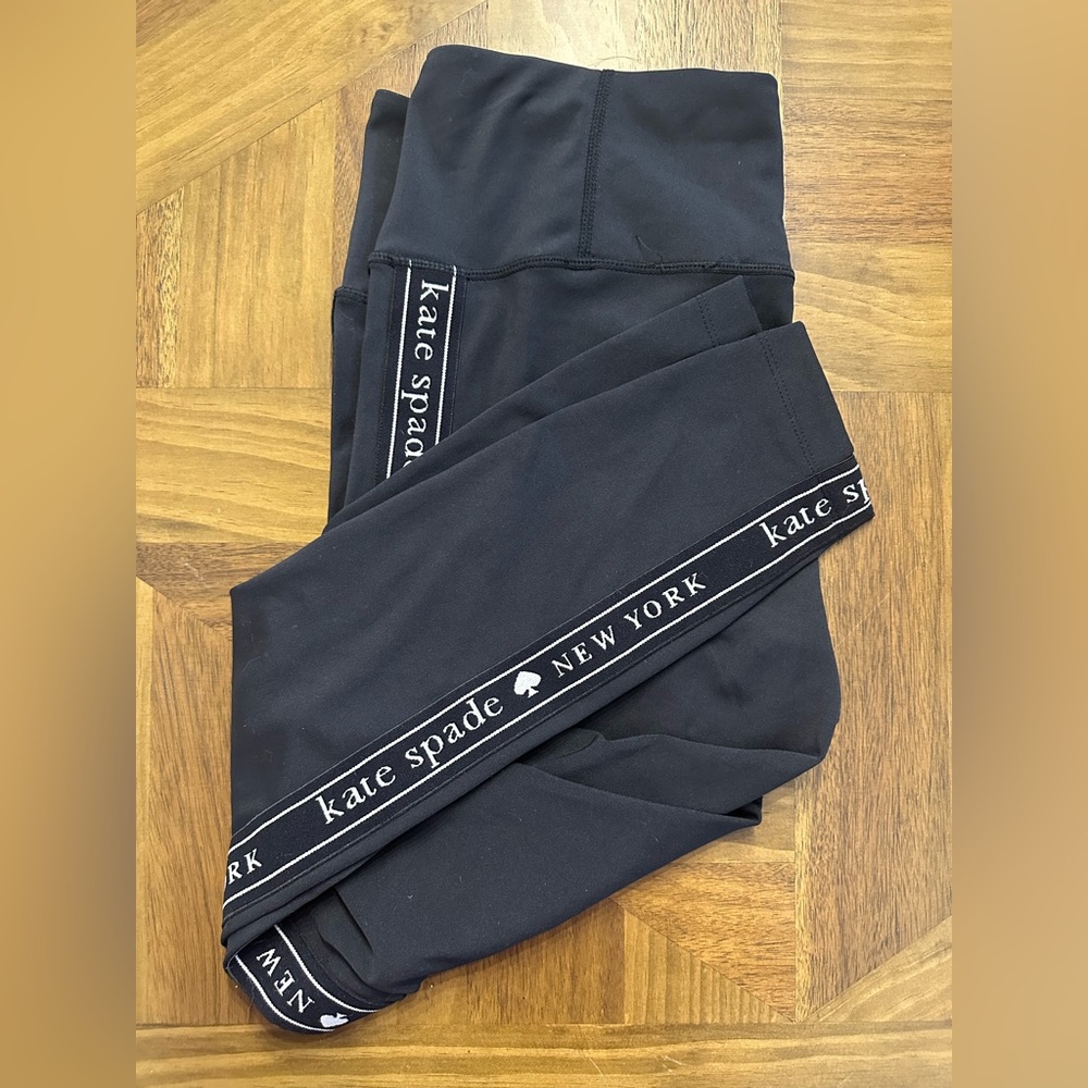 Kate Spade logo leggings